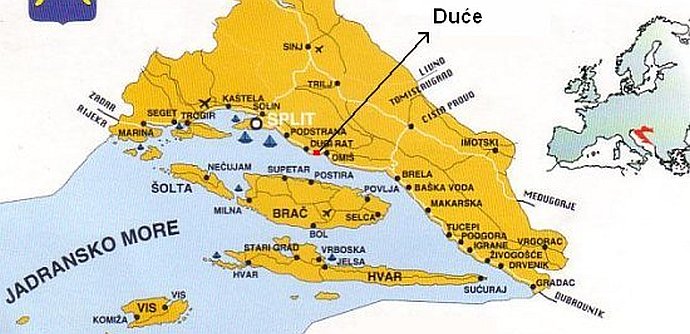 Duce, Dalmatia